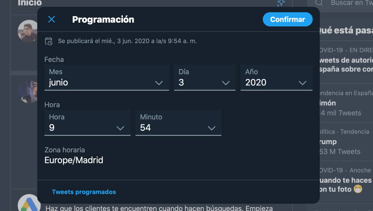 Cómo programar tweets desde Twitter sin herramientas externas