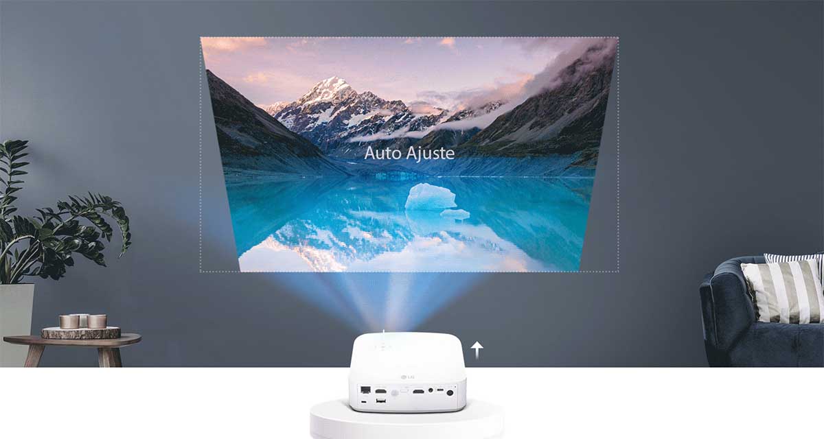 Luces, palomitas y acción: aprovecha al máximo tu proyector de LG junto a la familia 4 calidad de imagen