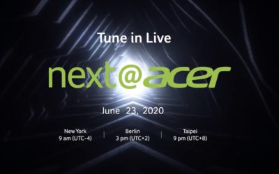 Cómo seguir en directo las novedades en portátiles y ordenadores de Acer para 2020