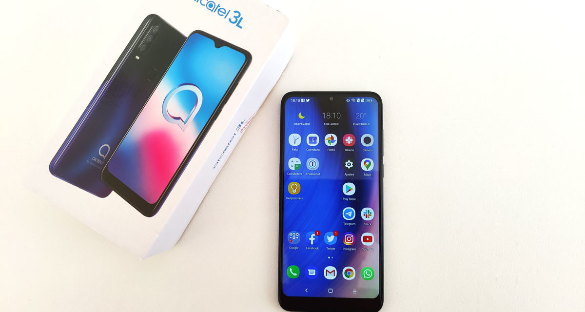 Os contamos todo lo que ofrece el Alcatel 3L (2020) tras probarlo durante una semana