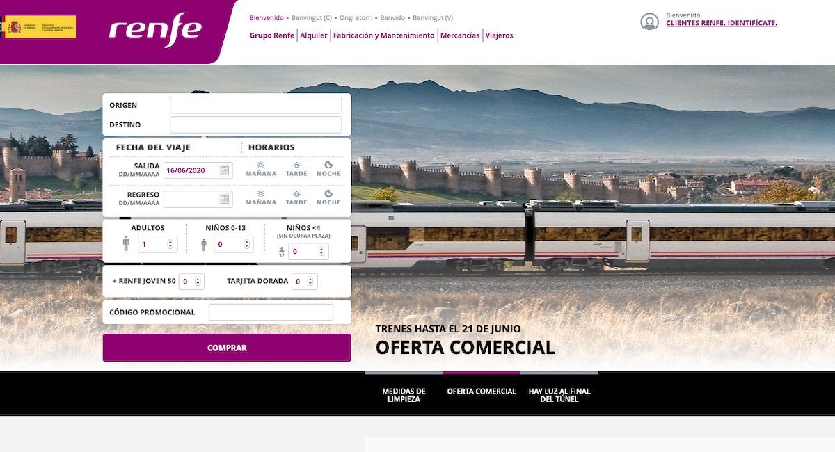 4 alternativas para comprar billetes cuando la web de Renfe no funciona 1