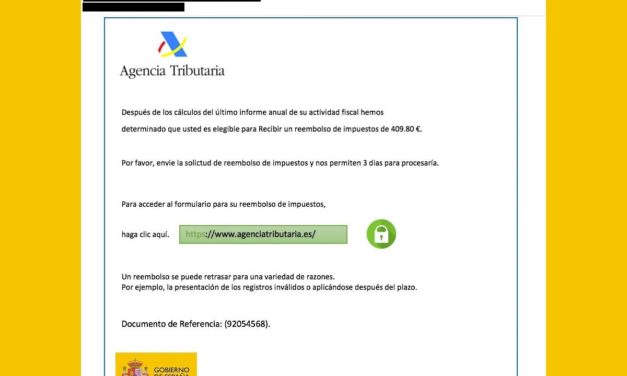 Ten cuidado si has recibido este correo de Hacienda de la Declaración de la Renta