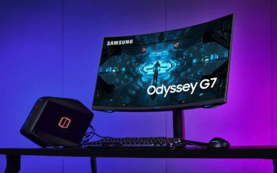 Curvas pronunciadas y 240 Hz para el monitor gaming Samsung Odyssey G7