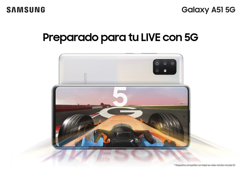 móvil Samsung Galaxy A51 5G juegos
