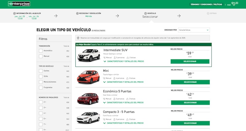 alquilar coche espana paginas web seguras 2020 1
