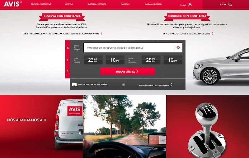 alquilar coche espana paginas web seguras 2020 2