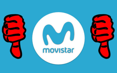 Problemas con Movistar, el servicio funciona mal y la página web está caída