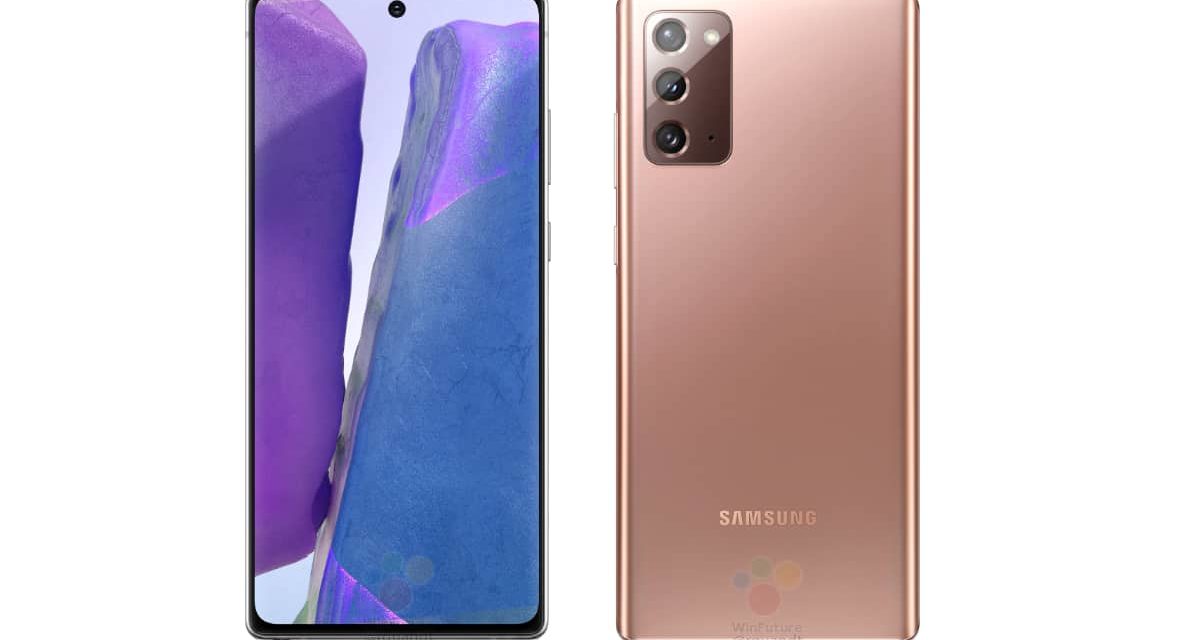 Filtran casi todas las especificaciones y aspecto del Samsung Galaxy Note 20