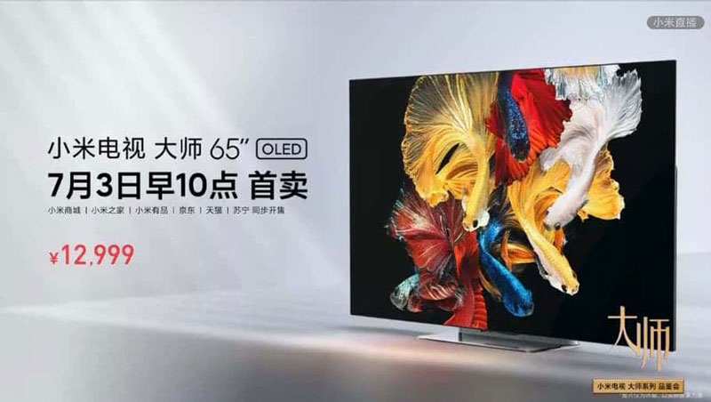 lanzamiento tele OLED de Xiaomi precio