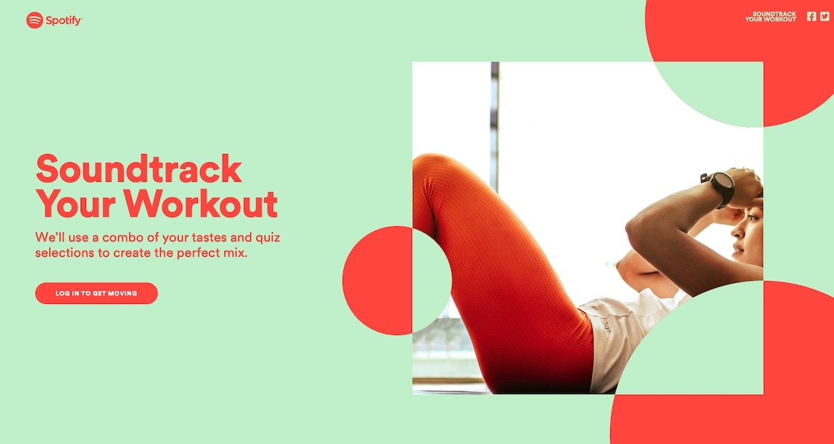 Soundtrack Your Workout, crea listas de Spotify personalizadas para hacer ejercicio