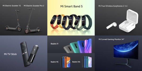 xiaomi productos 2020