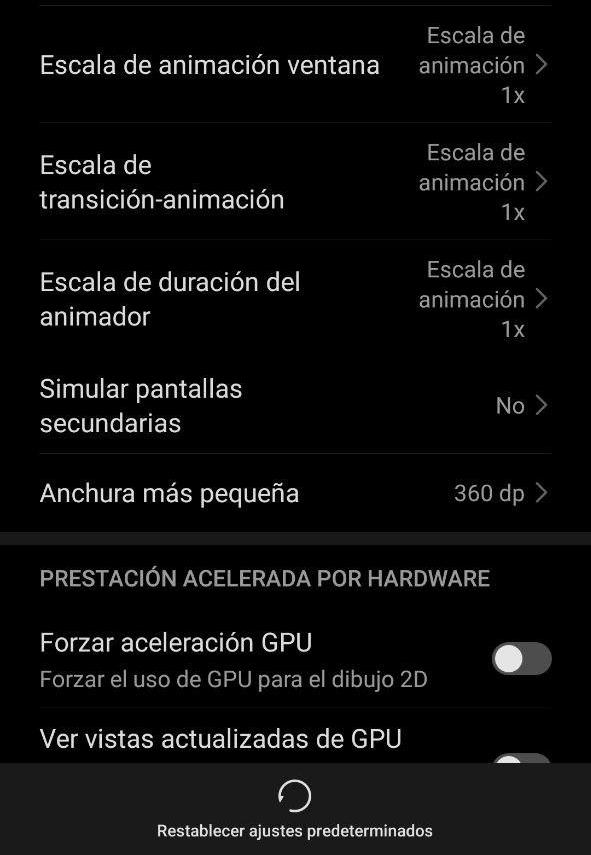 10 ajustes de desarrollador que te interesa conocer en un móvil Huawei 2