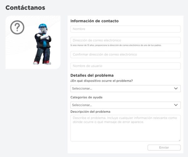Atención al cliente de Roblox: teléfono, contacto y correo de soporte
