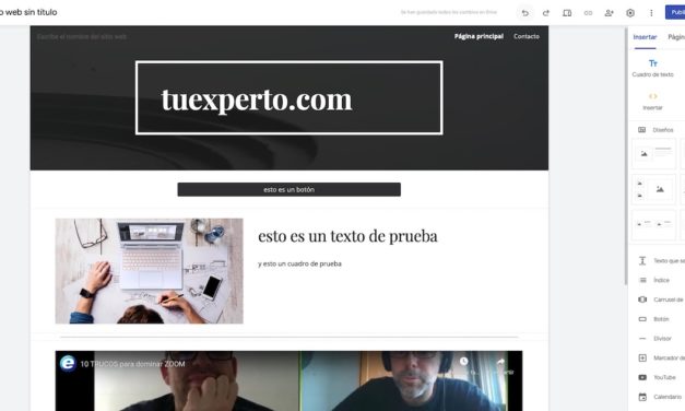 Trucos y consejos para crear tu propia web en un par de minutos con Google
