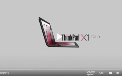 Lenovo muestra en un nuevo vídeo cómo será su primer portátil con pantalla plegable