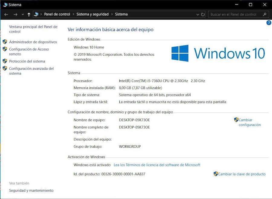 Cómo ver todas las especificaciones en un portátil Lenovo con Windows 10 1