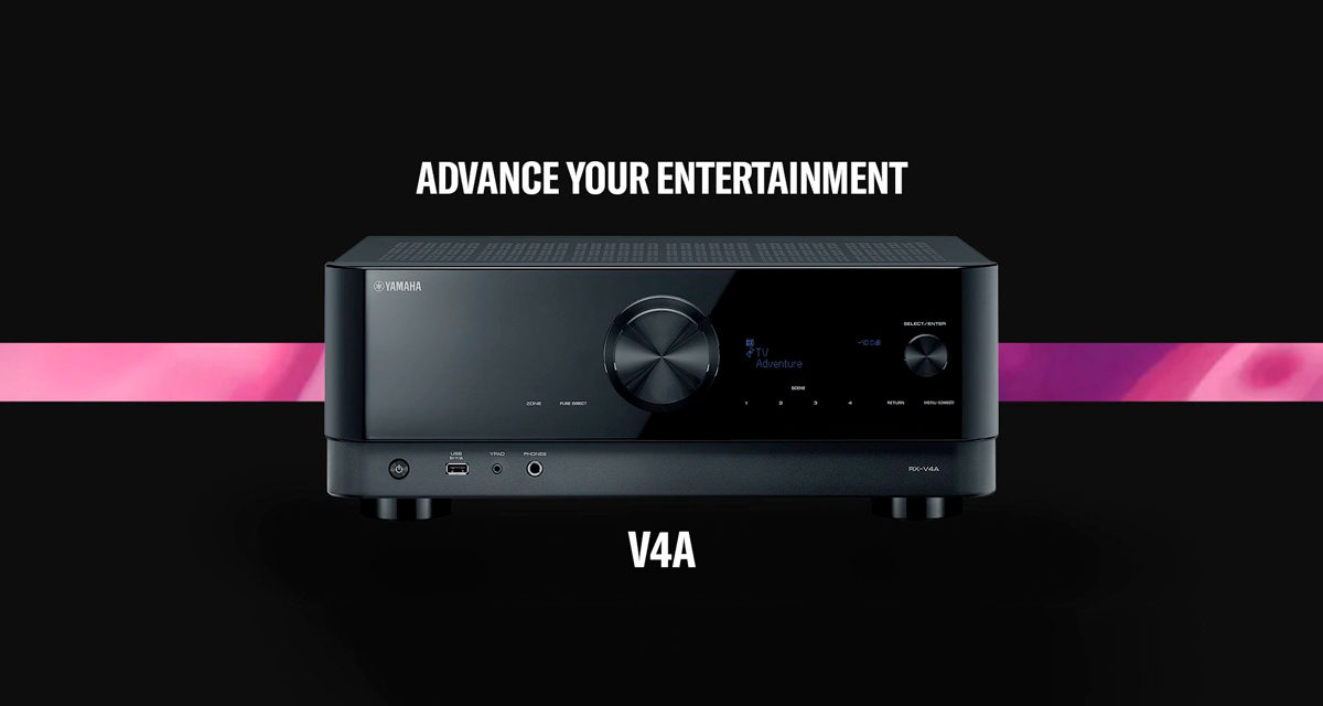 Yamaha RX-V4A, receptor AV con 5.2 canales y compatible con 8K