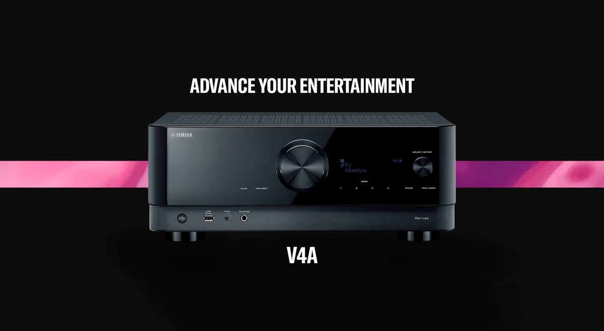 Yamaha RX-V4A, receptor AV con 5.2 canales y compatible con 8K
