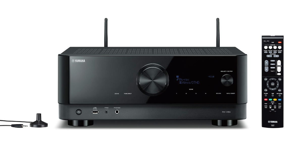 Yamaha RX-V6A, receptor AV con 7.2 canales y sonido Dolby Atmos