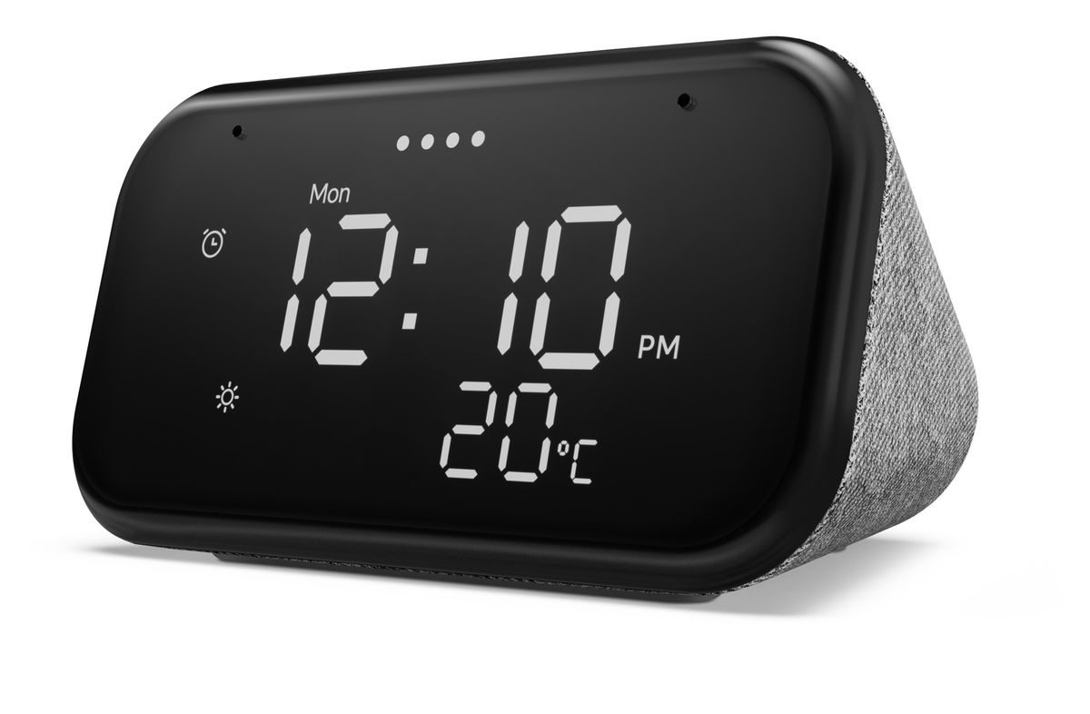 lenovo smart clock reloj despertador inteligente con asistente de google
