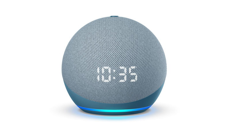 nuevo Amazon Echo Dot con reloj