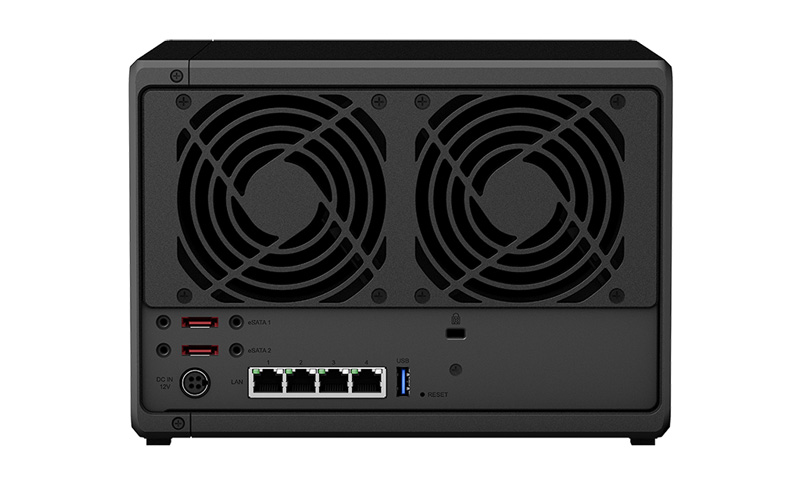 oficial Synology DiskStation DS1520+ trasera