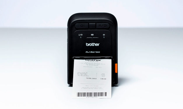Brother RJ-2055WB, impresora de etiquetas y tickets rápida y ligera