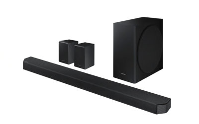 Samsung HW-Q950T, barra de sonido con 9.1.4 canales y sonido Dolby Atmos