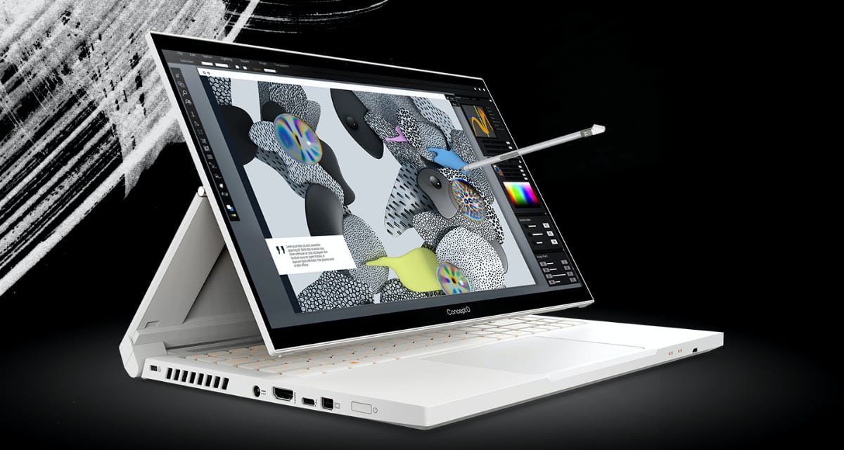 Acer ConceptD 3 Ezel Pro, un portátil destinado a los creadores de contenido