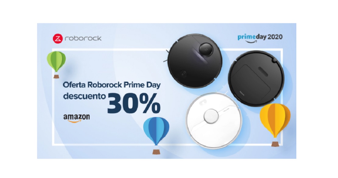 Consigue un robot aspirador de Roborock con 100 euros de descuento por el Amazon Prime Day