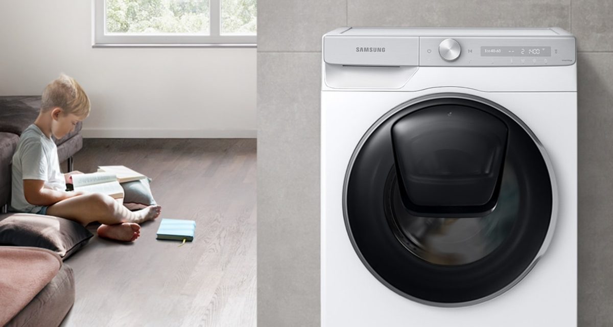 Samsung QuickDrive Serie 9: lavadora que limpia tu ropa en menos de 40 minutos