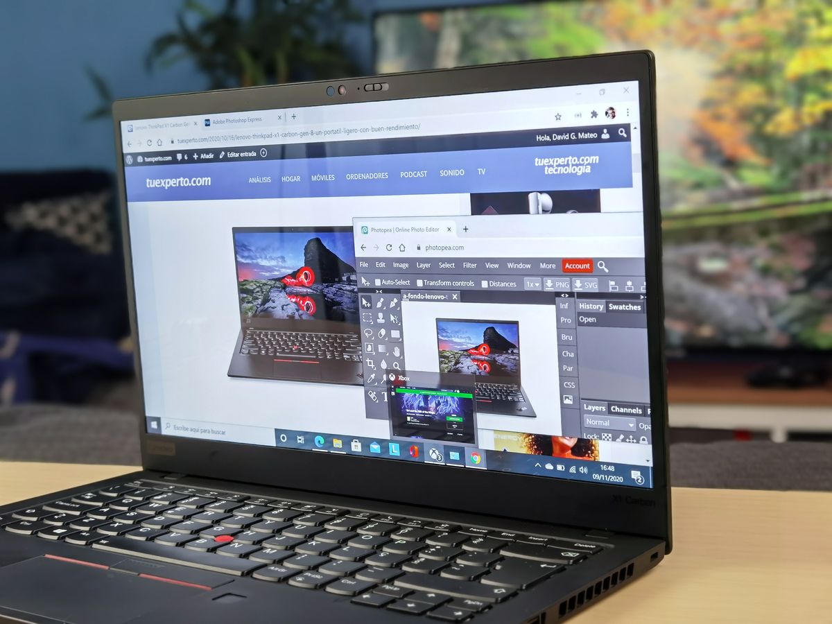 Mi experiencia con el portátil Lenovo ThinkPad X1 Carbon 8ª Gen 18 gran pantalla