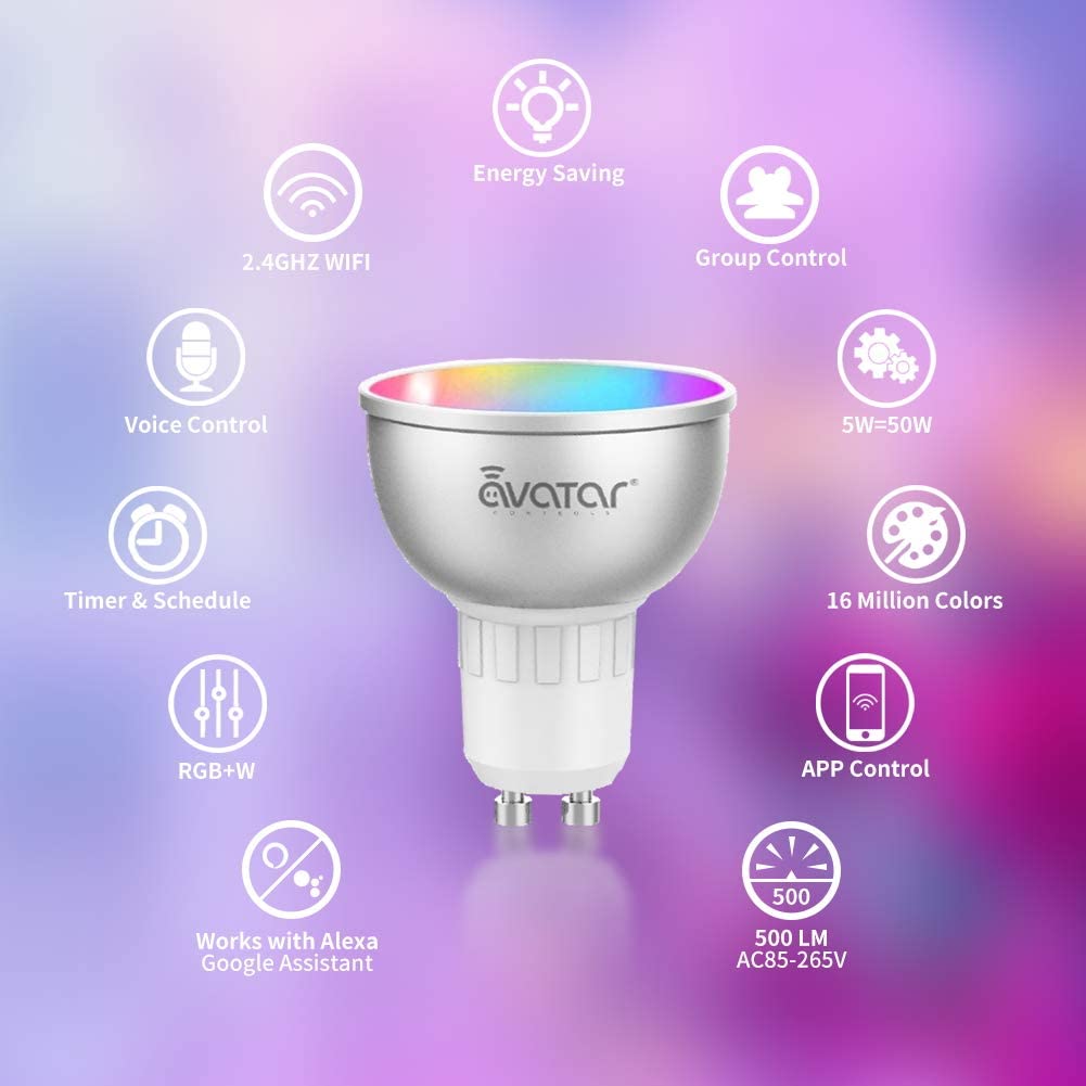 Bombilla LED Inteligente Wifi GU10