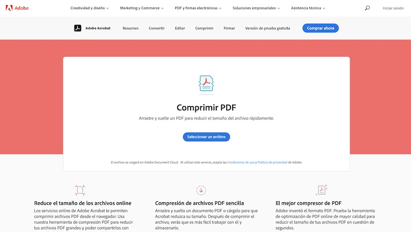 Cómo reducir el tamaño de un PDF 2