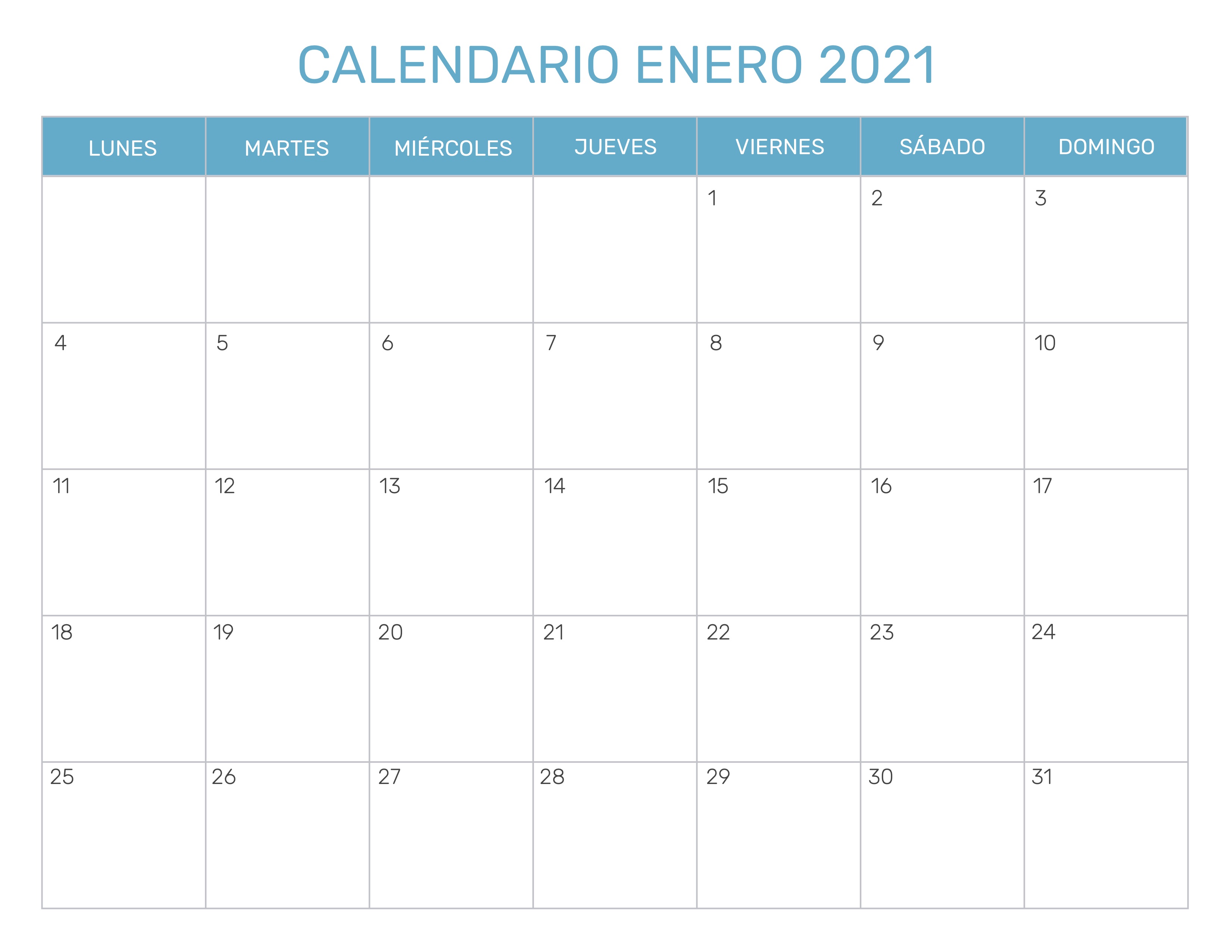 Calendario 2021 100 Plantillas Para Descargar Editar E Imprimir