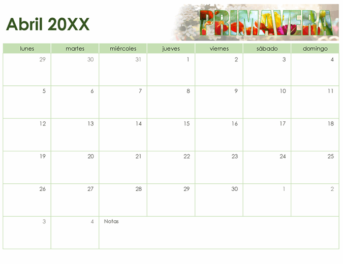 calendario 2021