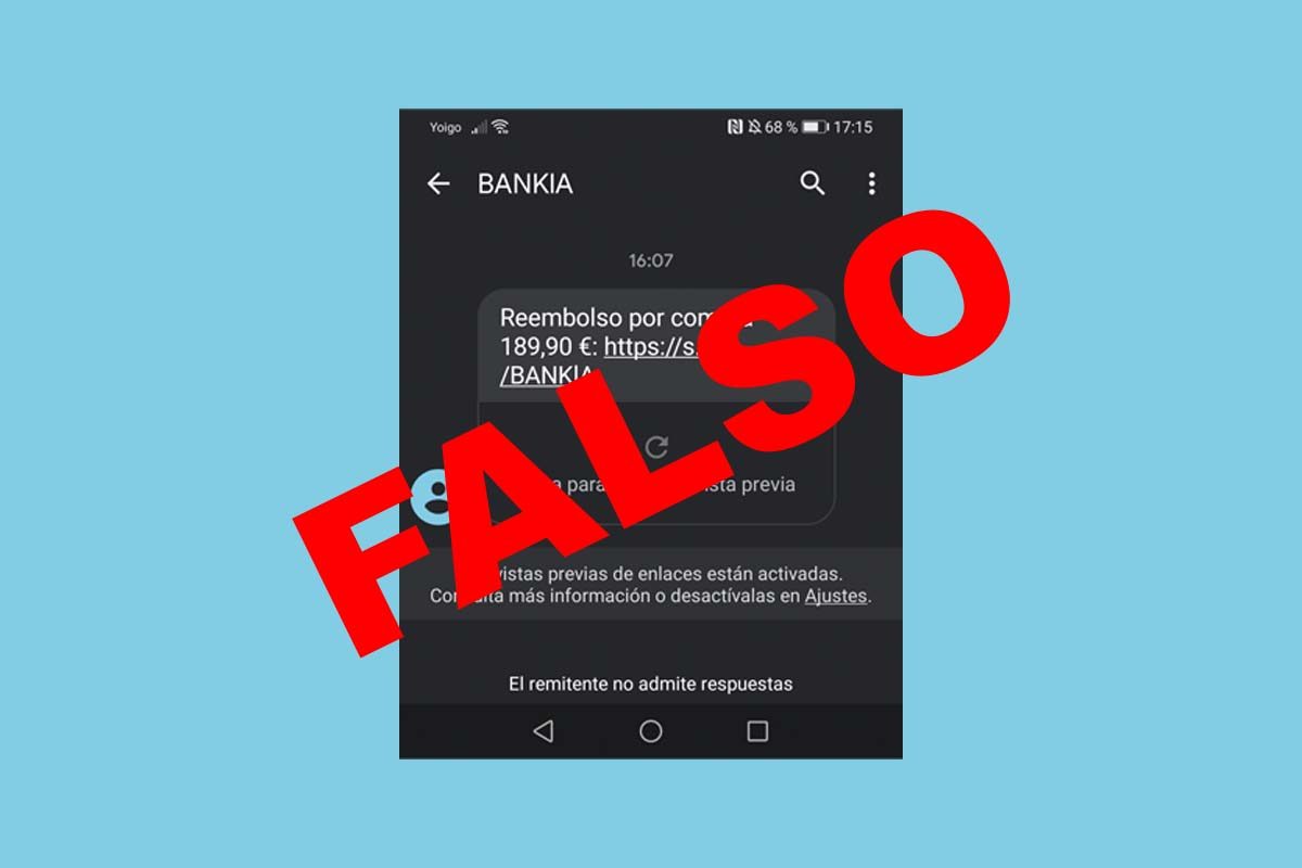 sms bankia reembolso por compra 189 90