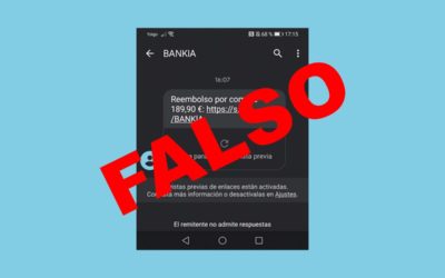 Nuevo fraude con un falso SMS de Bankia: ten mucho cuidado