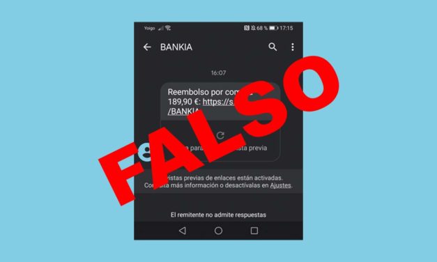 Nuevo fraude con un falso SMS de Bankia: ten mucho cuidado