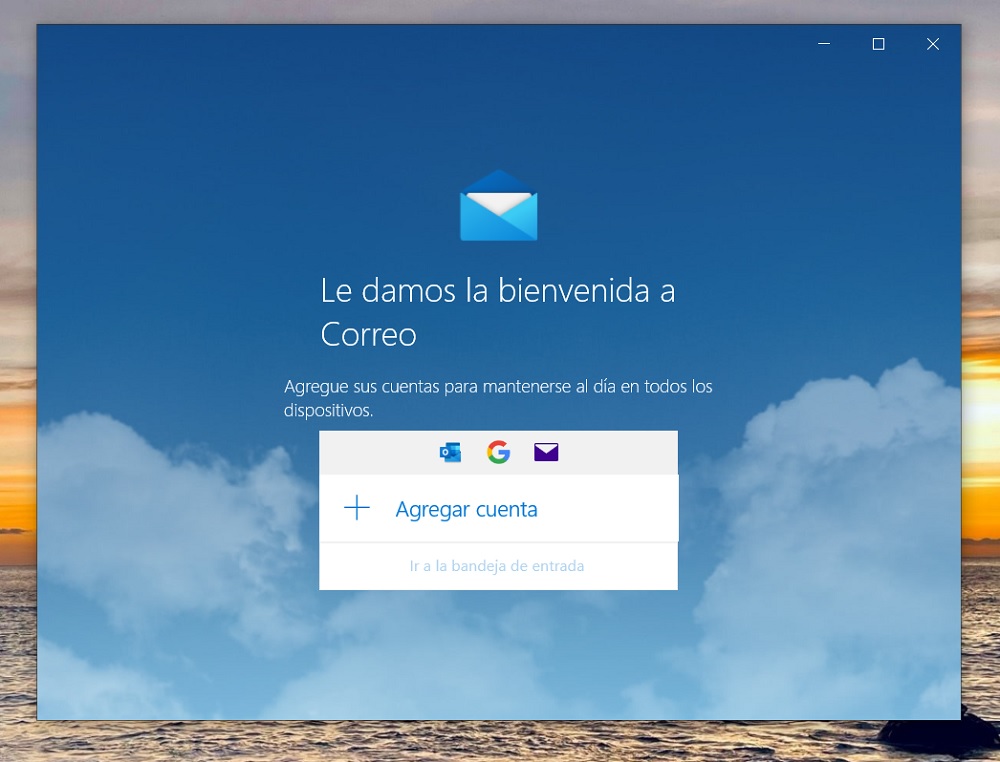 App de correo en Windows 10