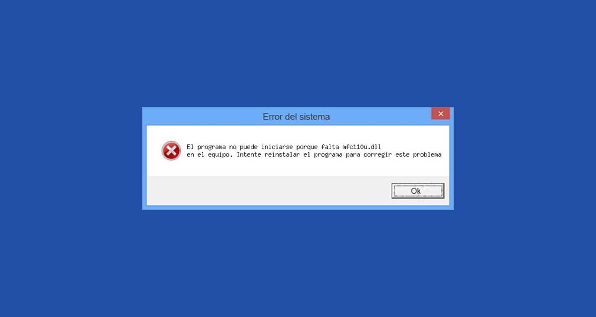 Cómo solucionar el error Falta MFC110u.dll en el equipo en Windows