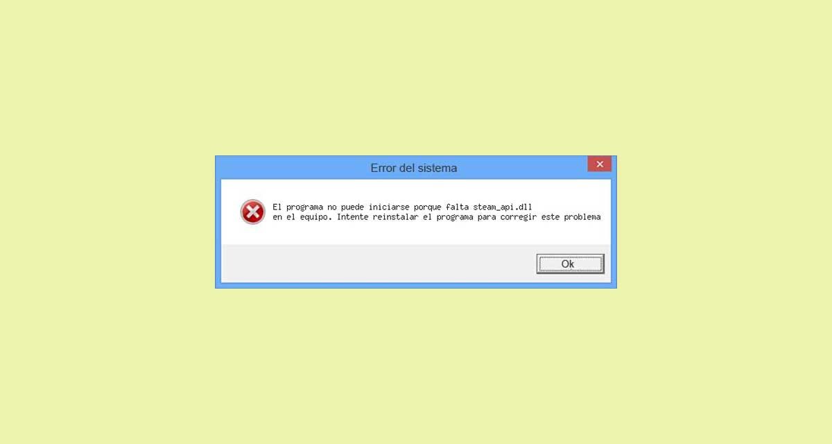 Cómo solucionar el error Falta STEAM_API.dll en el equipo en Windows