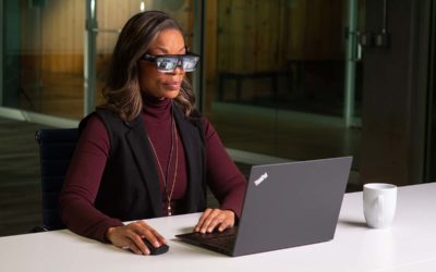 No es Minority Report, son las gafas virtuales Lenovo ThinkReality A3