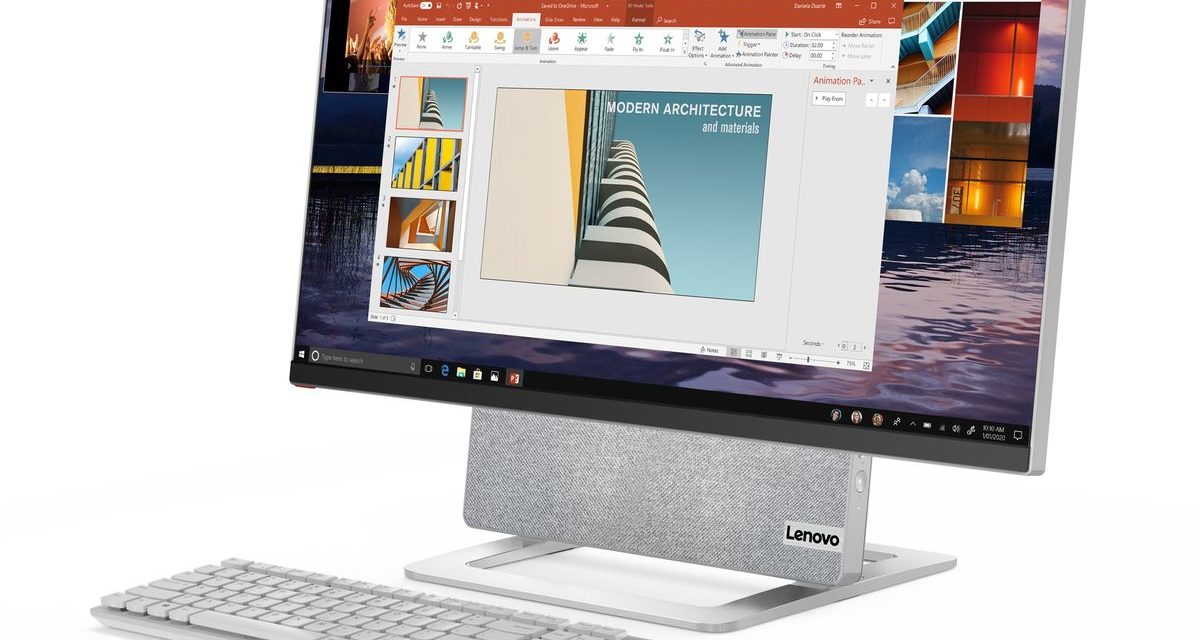 Lenovo Yoga AIO 7, un PC todo en uno con pantalla giratoria