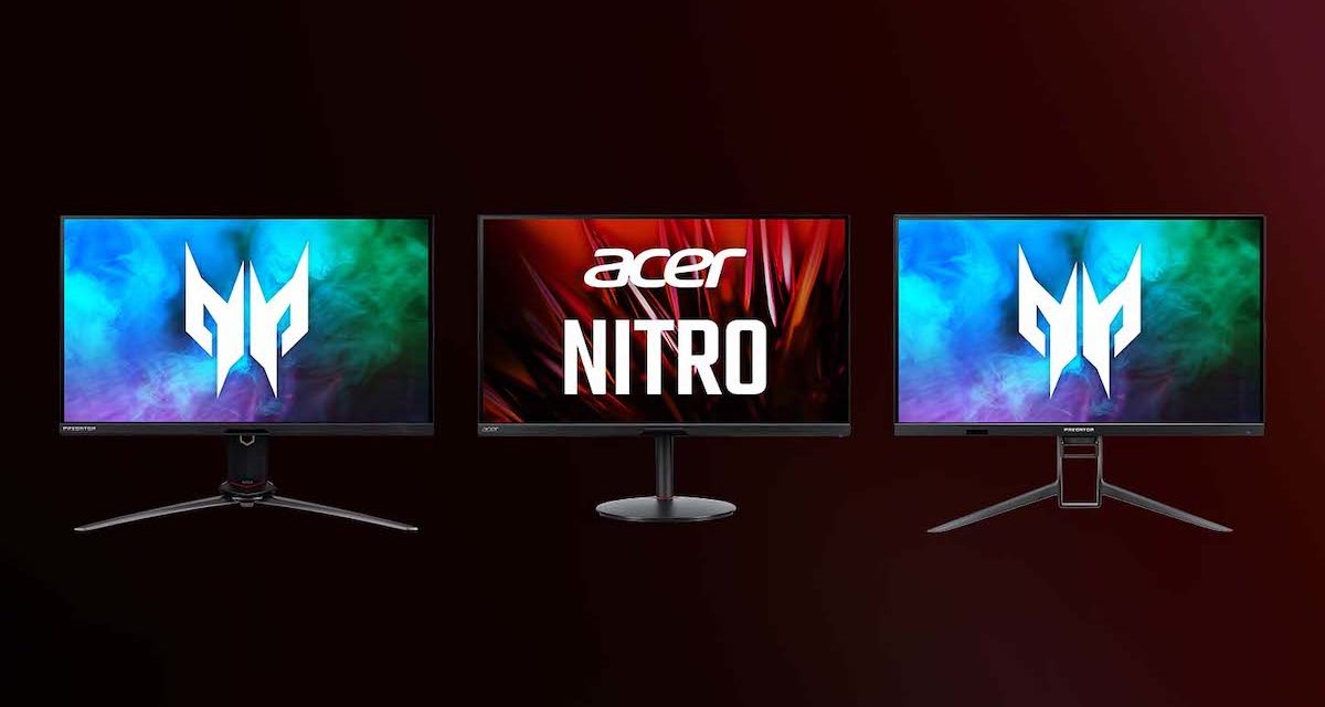 4K, 275 Hz y gama de color DCI-P3, así son los nuevos monitores de Acer