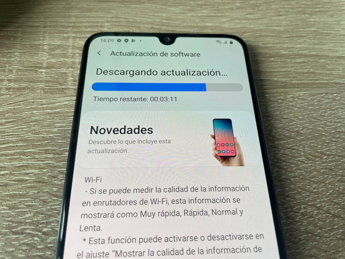 Samsung actualización OneUi