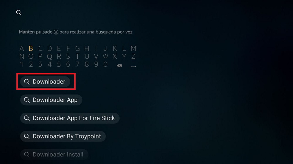 Cómo ver TikTok a través del Fire TV en la tele 2 Buscar Downloader en la app Store de Amazon