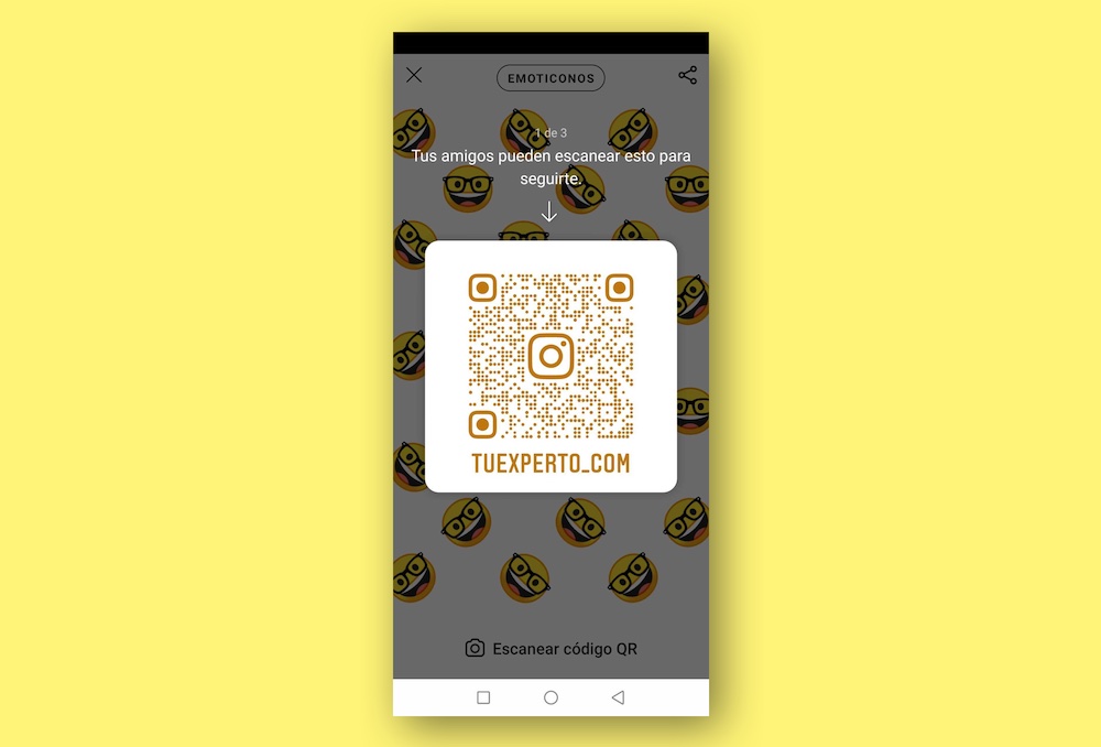 Crea y personaliza un código QR para que te sigan en Instagram 2
