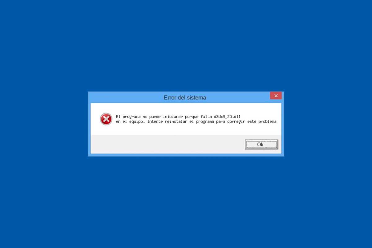 Cómo solucionar el error Falta D3DX9_25.dll en el equipo en Windows
