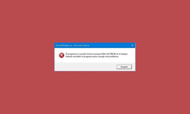 Cómo solucionar el error Falta MFC100.dll en Windows
